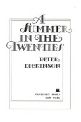 Cover of A Summer in the Twenties