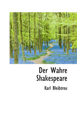 Book cover for Der Wahre Shakespeare