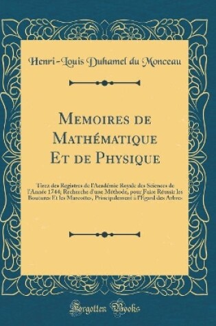 Cover of Memoires de Mathematique Et de Physique