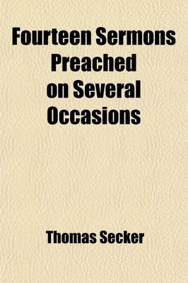 Book cover for Fourteen Sermons Preached on Several Occasions