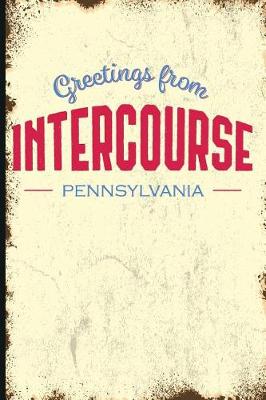 Book cover for Greetings from Intercourse, Pennsylvania