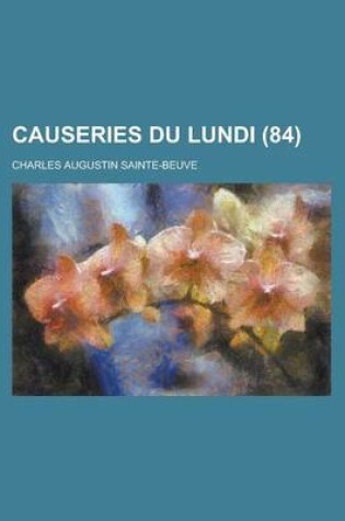 Cover of Causeries Du Lundi (84)