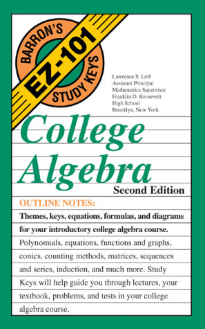 Cover of Ez-101 College Algebra