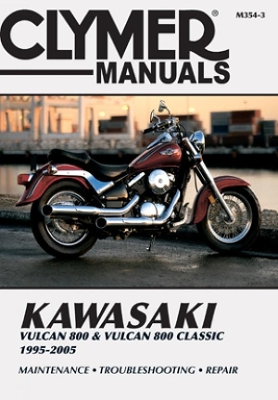 Book cover for Kawasaki Vulcan 800 & Vulcan 800 Classic Motorcycle (1995-2005) Service Repair Manual