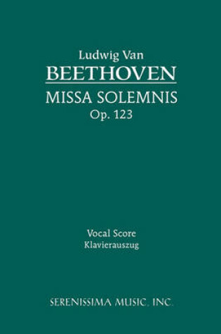 Cover of Missa Solemnis, Op.123