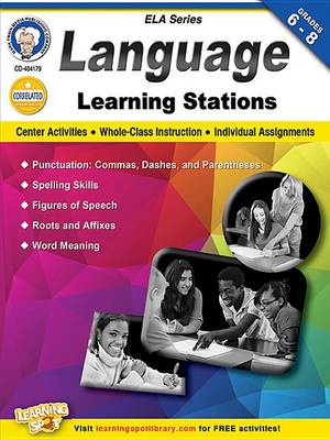 Book cover for Language Learning Stations, Grades 6 - 8