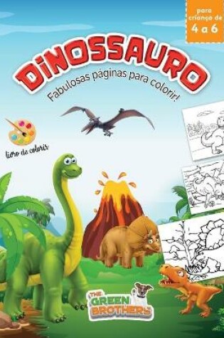 Cover of livro de colorir dinossauros