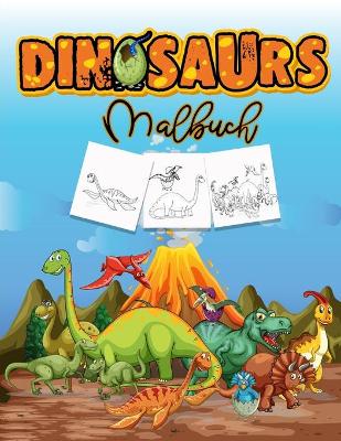 Book cover for Dinosaurier Malbuch