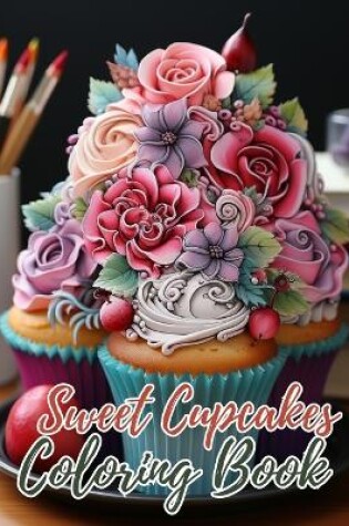 Cover of Sweet Cupcakes Coloring Book