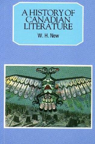 Cover of A History of Canadian Literature