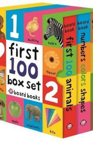 Cover of First 100 Board Book Box Set (3 Books)