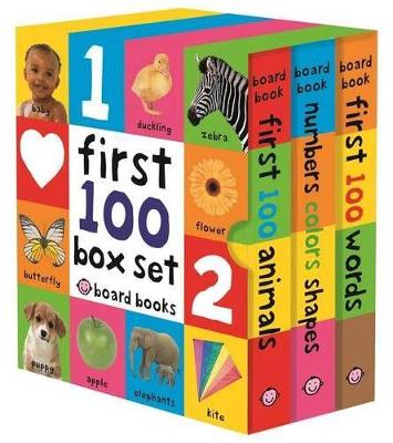 Cover of First 100 Board Book Box Set (3 Books)