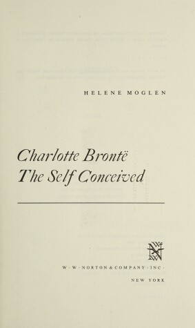 Book cover for CHARLOTTE BRONTE SELF CONC CL