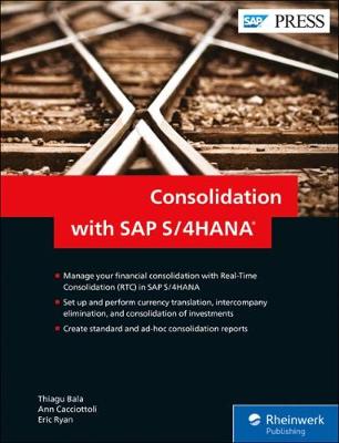 Book cover for Consolidation with SAP S/4HANA
