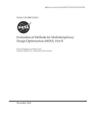 Book cover for Evaluation of Methods for Multidisciplinary Design Optimization (Mdo). Part 2