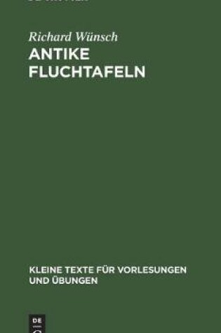 Cover of Antike Fluchtafeln