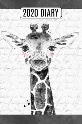 Book cover for 2020 Daily Diary Planner, Inky Giraffe