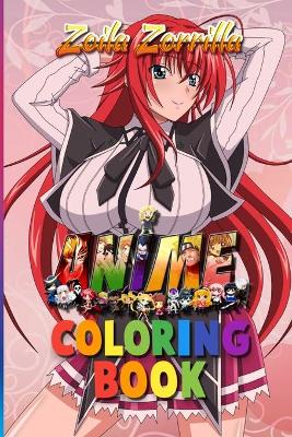Book cover for Anime Coloring Book