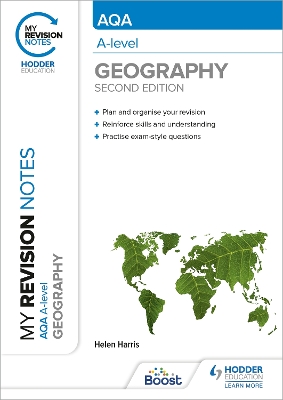 Book cover for My Revision Notes: AQA A-level Geography: Second Edition