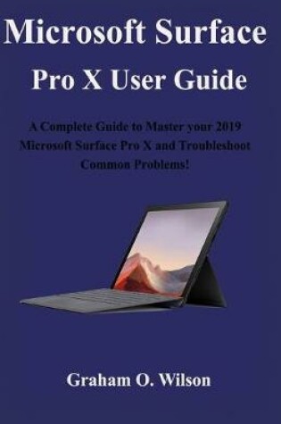 Cover of Microsoft Surface Pro X User Guide