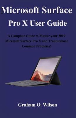 Book cover for Microsoft Surface Pro X User Guide