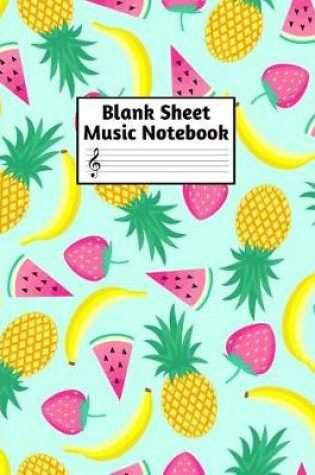 Cover of Blank Sheet Music Notebook