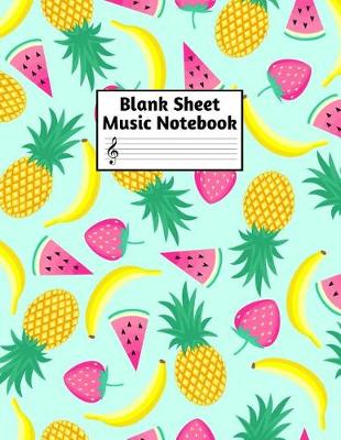 Book cover for Blank Sheet Music Notebook