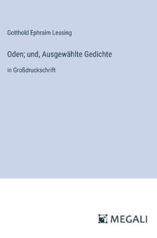 Cover of Oden; und, Ausgew�hlte Gedichte