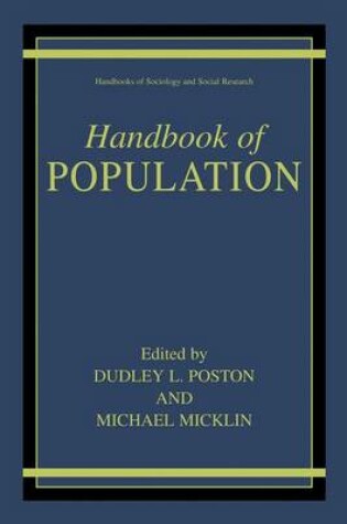 Cover of Handbook of Population