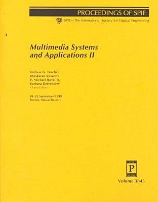 Book cover for Multimedia Systems and Applications-Vol Ii