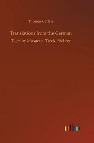 Cover of Translations from the German