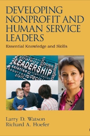 Cover of Developing Nonprofit and Human Service Leaders