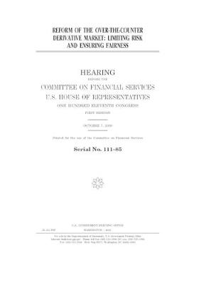 Book cover for Reform of the over-the-counter derivative market