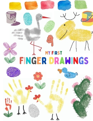 Book cover for My first finger drawings