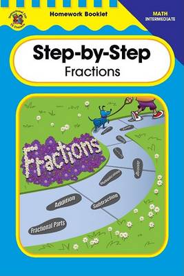 Book cover for Step-By-Step Fractions, Intermediate