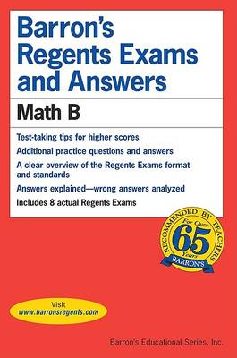 Cover of Barron's Regents Exams and Answers: Math B