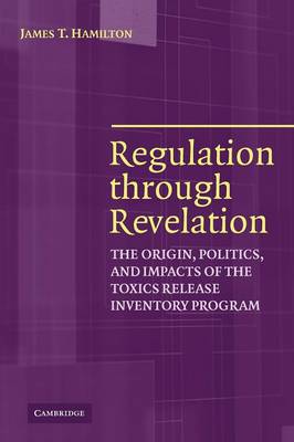 Book cover for Regulation through Revelation