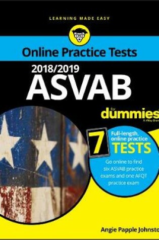 Cover of 2018/2019 ASVAB For Dummies with Online Practice