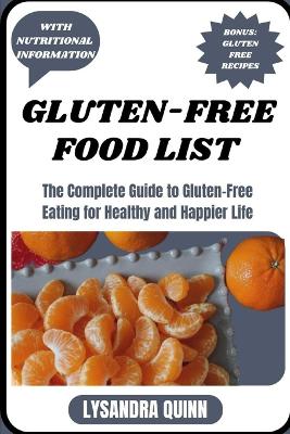 Book cover for Gluten-Free Food List