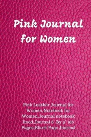 Cover of Pink Journal for Women