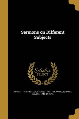 Book cover for Sermons on Different Subjects