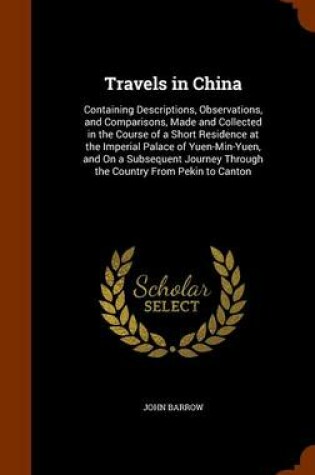 Cover of Travels in China