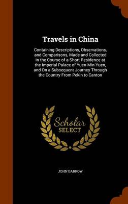 Book cover for Travels in China