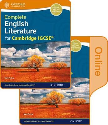 Book cover for Complete English Literature for Cambridge IGCSE Print & Online Student Book