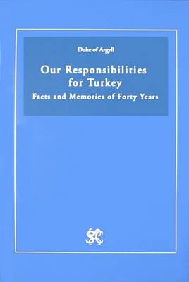 Book cover for Our Responsibilities for Turkey