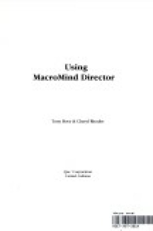 Cover of Using Micromind Director