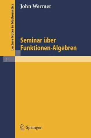 Cover of Seminar UEber Funktionen - Algebren