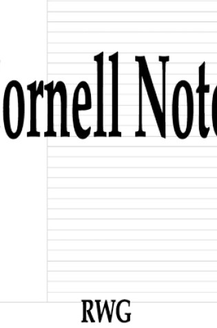 Cover of Cornell Notes