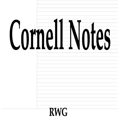 Book cover for Cornell Notes