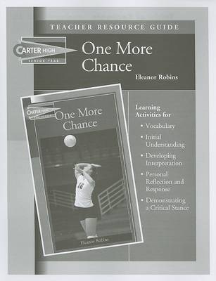 Book cover for One More Chance Teacher Resource Guide